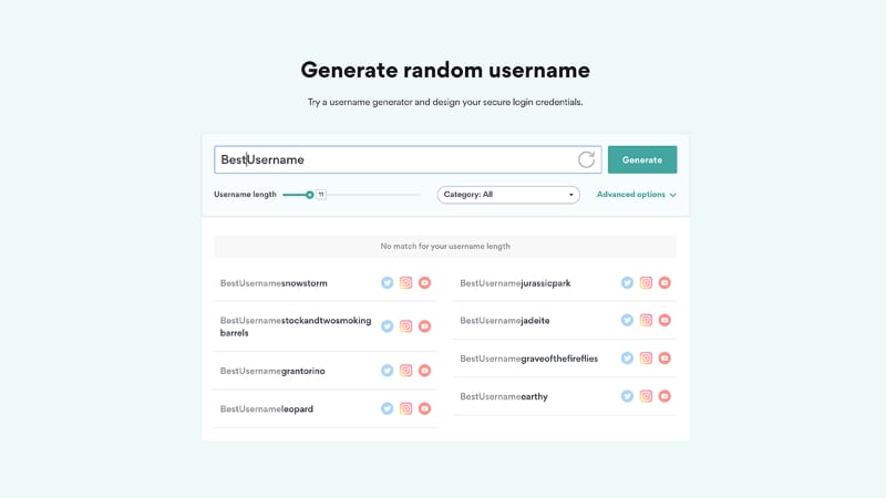 Username Generator Millions Of Random Ideas Nordpass